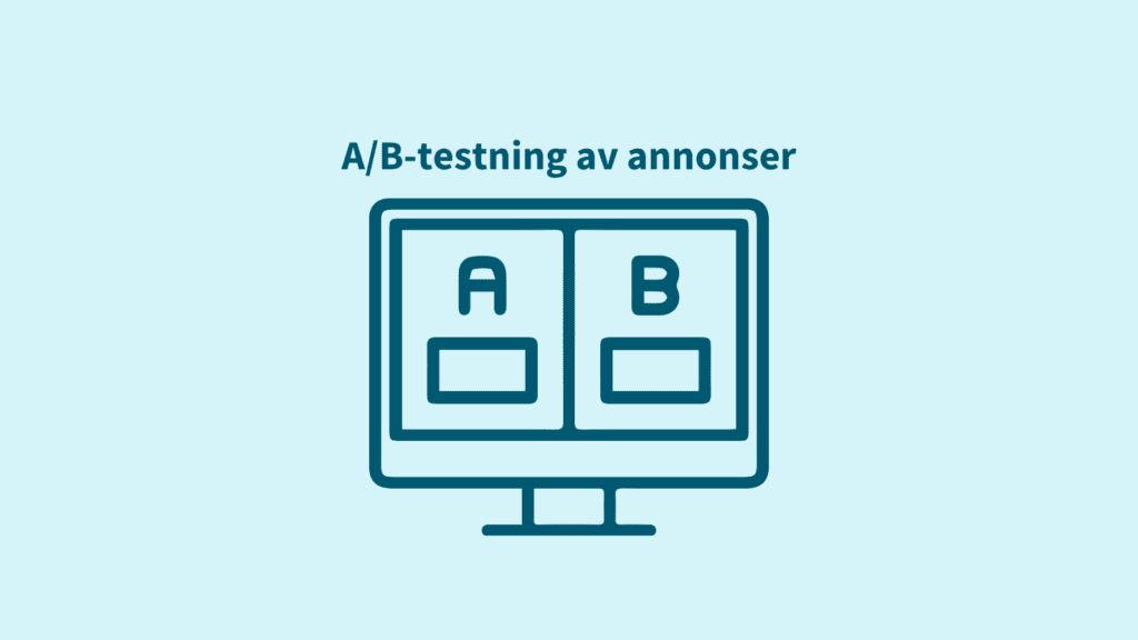 Ett diagram som beskriver hur vad A/B-testning är och hur man gör det.