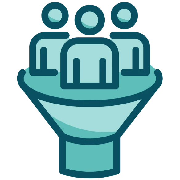 Illustration av säljtratt.