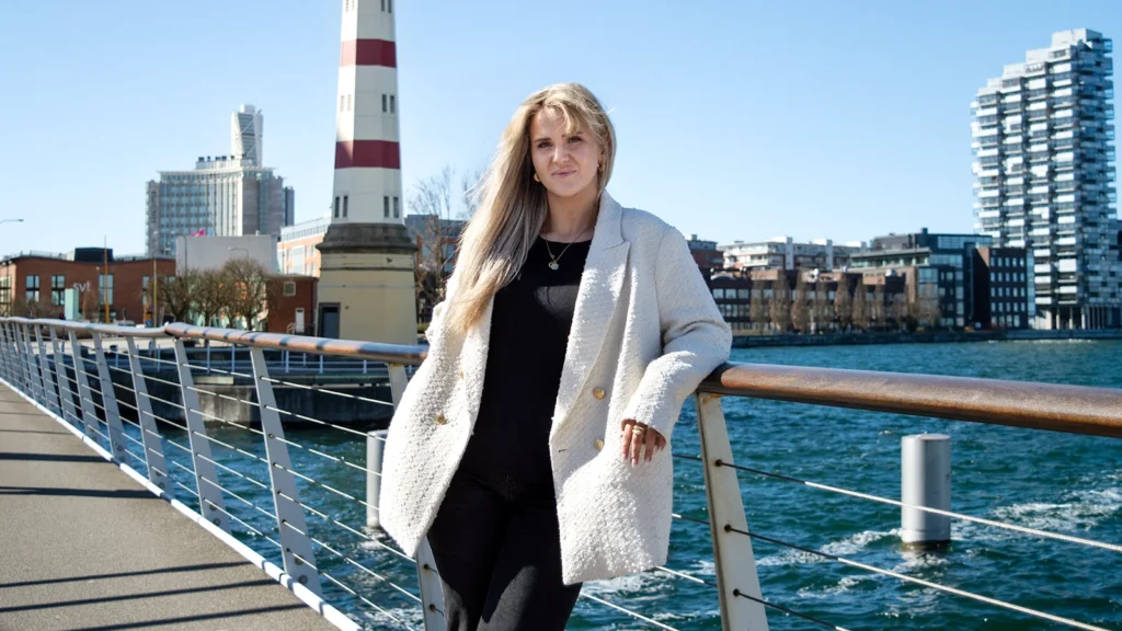 Julia Iwar vid Skeppsbron i Malmö