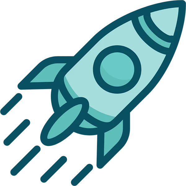 Illustration av en raket