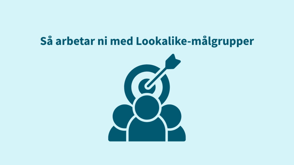 Illustration som visar hur man träffsäkert hittar och kommunicerar med rätt målgrupper på sociala medier.