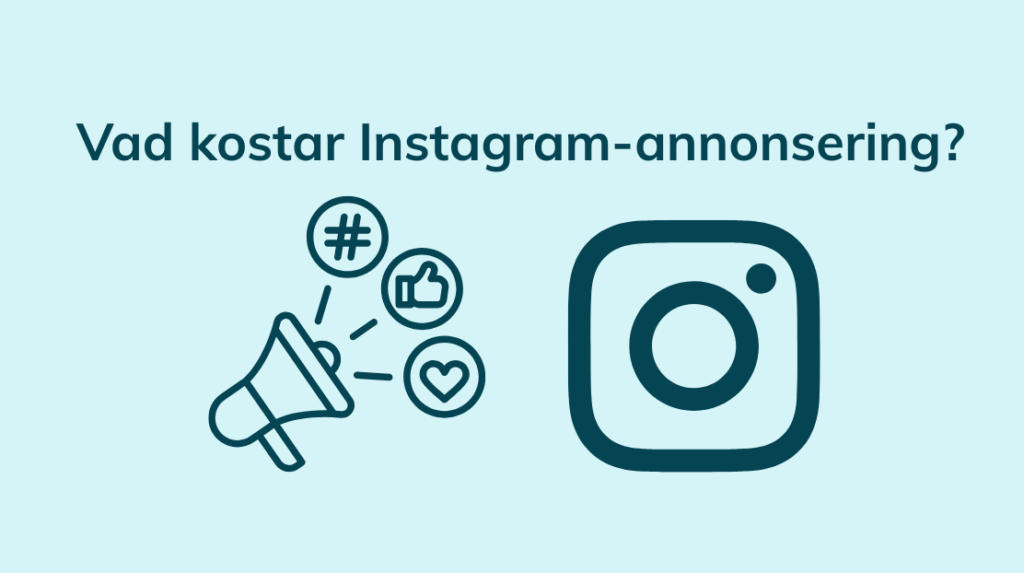 diagram med instagram-logotypen och en marknadsföring grafik